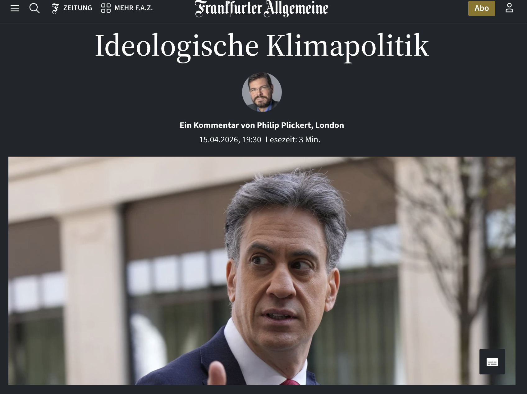 Großbritannien: Ideologische Klimapolitik